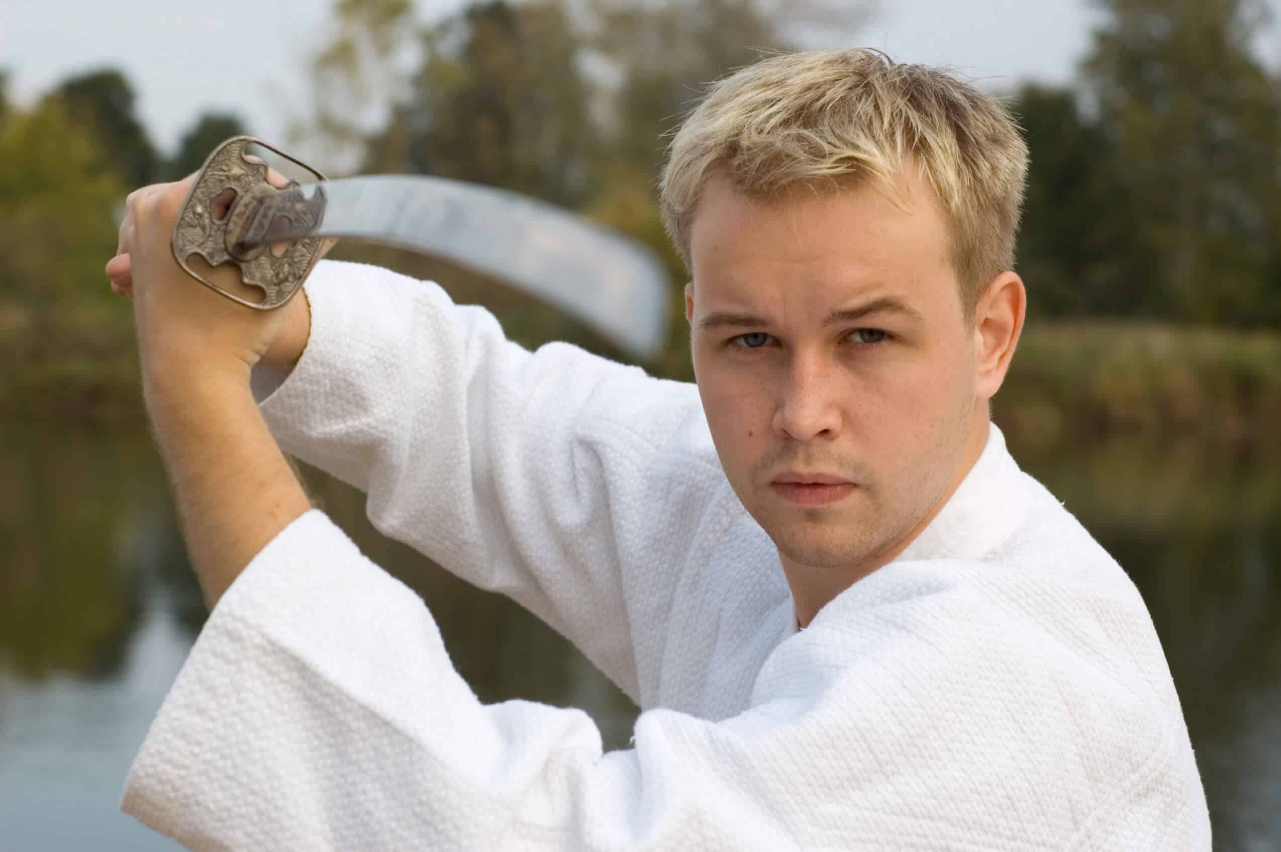 Martial Arts Lessons for Adults in Old Bethpage NY - Samurai Sword Posing Blog
