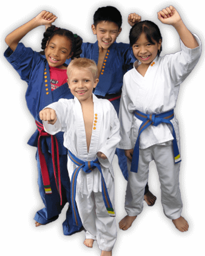 Martial Arts Summer Camp for Kids in Old Bethpage NY - Happy Group of Kids Banner Summer Camp Page